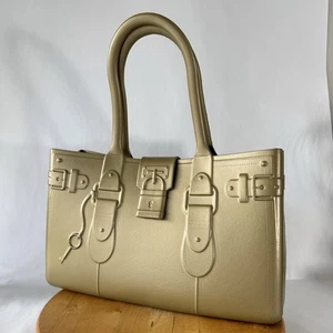 TOLLE BAG CO. Modell M. 24K GOLD Robert Verdi Project Gummi Handtasche Beuteltasche Handtasche - Bild 1 von 15