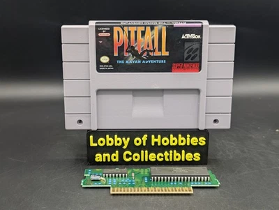 Pitfall: The Mayan Adventure ( Super Nintendo SNES ) Mint Sticker - Tested - Image 1 of 4