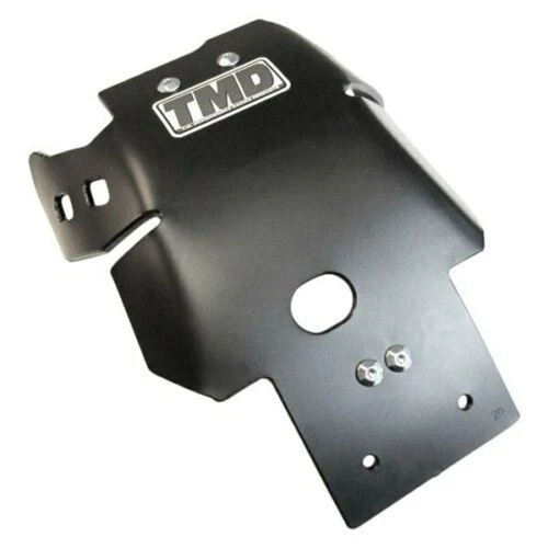 TM Designworks Black Plastic Skid Plate Engine Guard Enduro MX YAMC-125-BK - Image 1 of 1