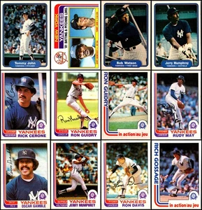 1982 New York Yankees (94) Card Lot - LIMITED EDITION – RARE GEM - Picture 1 of 16