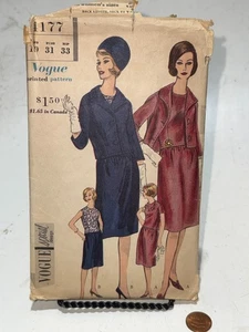 VTG 1960s Vogue Special Design 4177 Suit + Blouse Size 10 Bust 31 - Picture 1 of 2