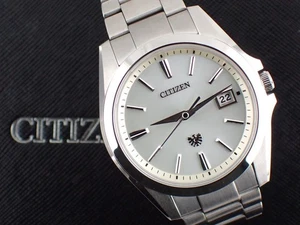 CITIZEN WATCH THE CITIZEN ECO-DRIVE STAINLESS STEEL AQ4060-50A SILVER DIAL MEN'S - Picture 1 of 12