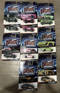 2025 Hot Wheels Neon Speeders Mix 2. 🔥SEALED CASE🔥 IN HAND🔥 - Picture 1 of 7