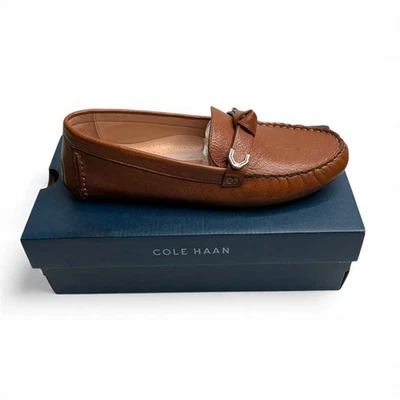 Cole Haan Evelyn Bow Driver Zapatos Mujer Mocasines 7.5 B Marrón Pecana Foto 1 de 4