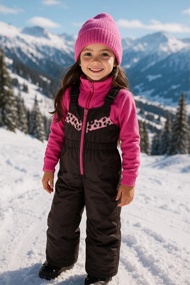 ZERO XPOSUR розовый леопард снег нагрудник 5/6 теплый изолированный лыж зимний комбинезон альпийский - Изображение 1 из 4