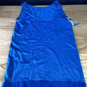 Jockey Microfiber Modern Fit Womens Tank Top Blue Size M - Picture 1 of 5