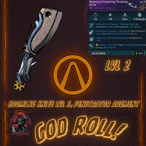 Borderlands 4 Booming Knife LVL 2 Penetrator Augment PC Xbox PS5 - Picture 1 of 2