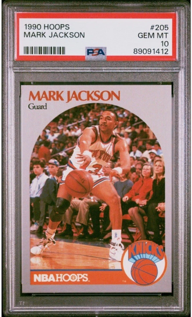 Mark Jackson 1990 Hoops #205 Base (Menendez Brothers in Background ...