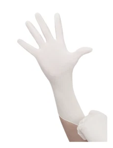 Prüfung Latexhandschuhe pulverfrei nicht steril Standard Manschettenlänge Box von 100 Größe: M - Bild 1 von 1