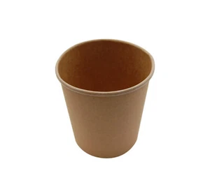 25 Stück Soup To Go, Suppenbecher 700ml, 26oz, braun, umweltfreundlich - Bild 1 von 1