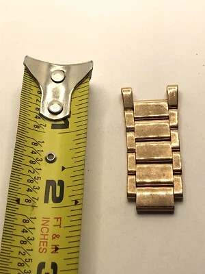 Piezas de reloj Michael Kors correa parcial eslabones oro rosa sin cierre 18 mm GY69 Foto 1 de 2