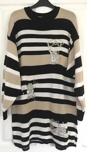 Dolores Vintage Oversized Knit Jumper Size 18 Embellished GOLF Design RARE! - Picture 1 of 11