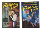 Two postcards Forbidden Love Unashamed Stories of Lesbian Lives 1992 mint