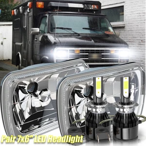 Pair 7x6" LED Headlight For Chevrolet G10 G20 G30 1978-1995 Cargo Van - Bild 1 von 19