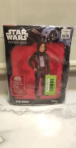 Disney Star Wars Rogue One Jyn Erso 3 Piece Set Costume Child Medium (8-10) NEW - Picture 1 of 2