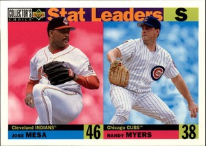 1996 Collector's Choice Baseball Card #9 Mesa/Myers