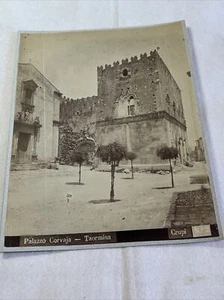 fotografia albumina di Giovanni Crupi 1861-1925 “Palazzo Corvaja -Taormina” - Bild 1 von 4