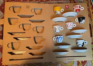 Mimmo Paladino Espresso Cups illy Collection in Suitcase 1999 Special Edition - Picture 1 of 11