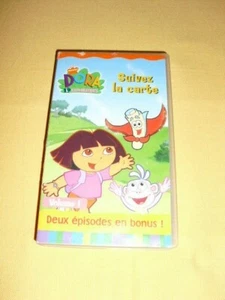 Dora L'Exploratrice "suivez la carte" volume 1 (4 épisodes) VHS Videocassette - Picture 1 of 3