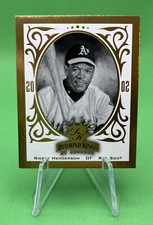 2002 Donruss Rickey Henderson Mini Gold Foil Diamond Kings #’d 753/1000