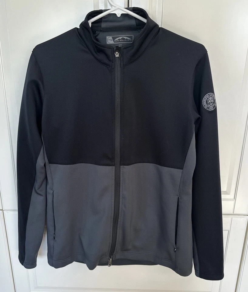 Womens Sun Mountain Thermal  Jacket Black/Gray Size M - Image 1 of 4