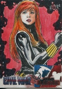 Captain America Civil War Sketch Card By Ken Racho