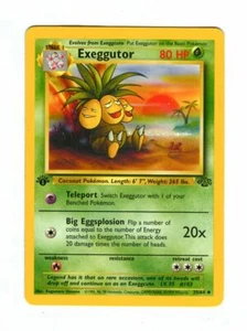 Vintage 1999 First Edition EXEGGUTOR Pokemon Card 35/64 Uncommon (Jungle Set) - Picture 1 of 2