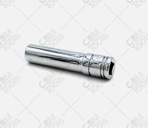 SK Hand Tools 44706 1/4" Dr. 7mm 12pt Deep Metric Chrome Socket - Picture 1 of 1