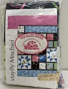 Mayfly Mischief Collection Lap Quilt Kit Finished Size 52“ X 62“ Cotton - Picture 1 of 9