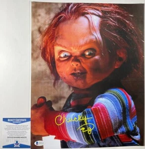 Ed Gale Signed Child's Play Chucky 11x14 Photo B Autograph BAS COA - Picture 1 of 1