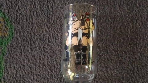 WWF World Wrestling Federation Demolition Ax & Smash Wrestler Glass 1990 Cover