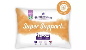 Slumberdown Stütz Festes Kissen - 2er-Pack, weiß (geöffnete Box Geprüfter Artikel) - Bild 1 von 6