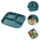  Tray Grid Bowl Compartment Fat Reduction Plate Mini Food Toddler