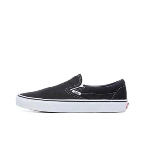 Zapatos Tenis VANS Clásicos Sin Cordones Negros Blancos para Mujer VN000EYEBLK - Imagen 1 de 5