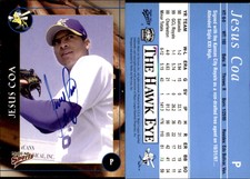 Jesus Coa Signed 2001 Multi-Ad Burlington Bees #4 Card *Autograph Den* Auto