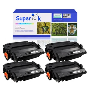 4PK Czarny CE255A 55A Kaseta z tonerem do HP LaserJet 500 MFP M525dn M525f M525c - Zdjęcie 1 z 24