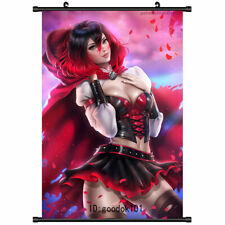 60*90cm Art Wall Scroll Poster Anime Girl Painting Ruby Rose Otaku Decor