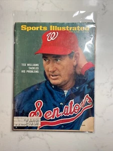 March 17, 1969 Ted Williams, Washington Senators SPORTS ILLUSTRATED  - Picture 1 of 1