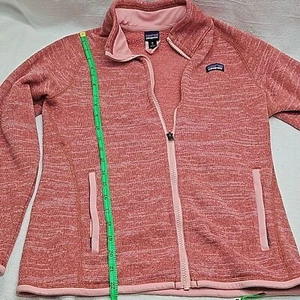 Patagonia Girls Pink Better Sweater Full Zip Outdoors Higking Girls Size 14/ XL - Picture 1 of 6