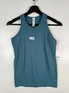 BNWT Athleta Girl Kids Power Up Tank Top Racerback Active Gym Teal Blue Sz L 12 - Picture 1 of 9