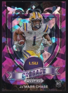 JA'MARR CHASE 2021 PRIZM DRAFT PICKS #162 CRUSADE ROOKIE PURPLE ICE PRIZM #/149 - Picture 1 of 2