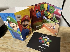 The Super Mario Bros Movie (2023) Poster 24x36 inches (folded) + Popcorn Bucket - Picture 1 of 7