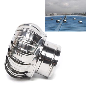 Windgetriebene Belüftungsturbine Dachhaube Dachlüfter Dachventilator Ablüfter - Bild 1 von 8