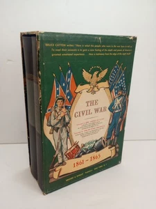 The Civil War American Ilias & Picture Chronicle 1956 Box Set Grosset & Dunlap - Bild 1 von 21