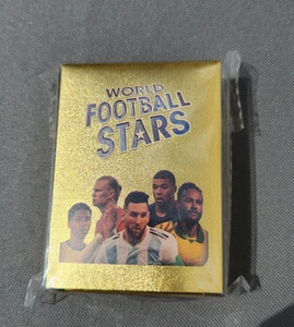 Paquete de 55 tarjetas World Football Stars Gold Foil 2022/2023 - Nuevo - Imagen 1 de 3