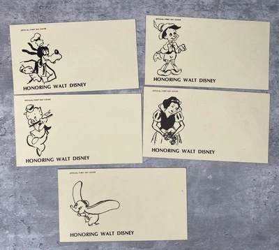 RARE 1968 Walt Disney Envelope Lot 5 Official First Day Cover unstamped - Image 1 of 4