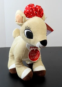 Rudolph das Rentier mit der roten Nase Clarice Plüschtier beleuchtet Stofftier Spielzeug Neu - Bild 1 von 8