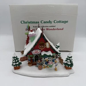 Danbury Mint Christmas Candy Cottage Disney Winter Wonderland 1995 - Picture 1 of 7