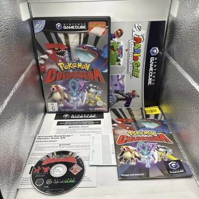 Pokemon Colosseum • Nintendo Gamecube Game + Manual (2004) PAL AUS • Complete - Image 1 of 4