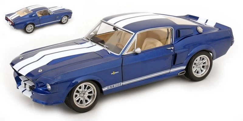 Ford Mustang Shelby GT500 1967 Blue 1:12 KK KKDC120174 - Immagine 1 di 1